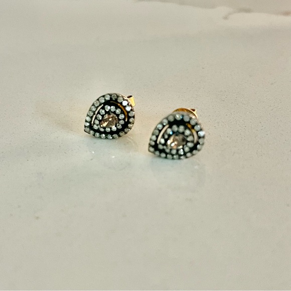 One of a kind Chocolate and white Diamond Earring - Picture 10 of 12